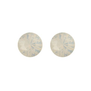 Biba oorstekers white opal