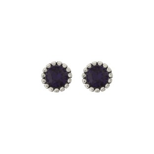 Biba oorstekers 8925 purple velvet