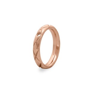 Qudo Interchangeable ring Aversa rose gold