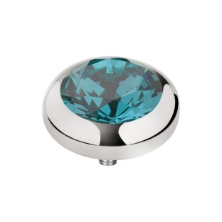 Melano Vivid zetting zirkonia azure 5 mm