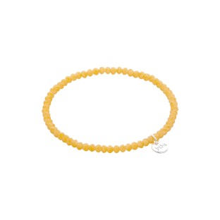 Biba armband crystal honing geel 3 mm
