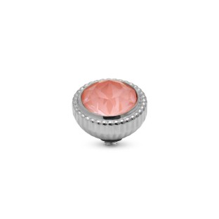 Twisted zetting brilliant halo crystal flamingo