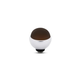 Melano Twisted zetting frosted glass camel 8 mm