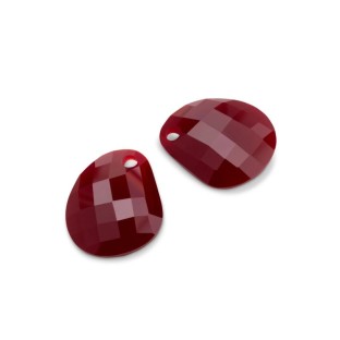 Kosmic by Melano shaped facet oorbel hanger cherry