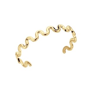 Melano Friends bangle Crinkle gold