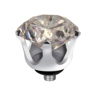 Melano Twisted zetting crown citrine