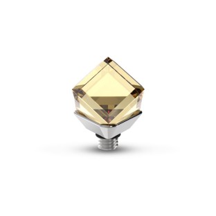 Melano twisted cube zetting crystal golden shadow