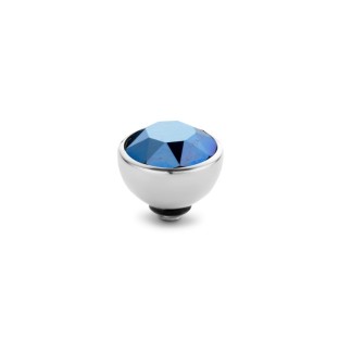 Melano Twisted zetting Swarovski crystal metalic blue 8 mm