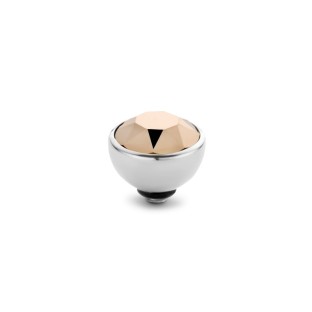 Melano Twisted zetting Swarovski crystal rose gold 8 mm