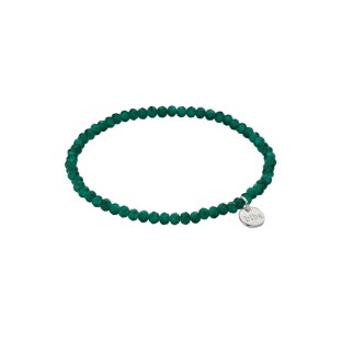 Biba armband crystal emerald green 4 mm