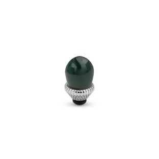 Melano Twisted zetting glass crown dark brown