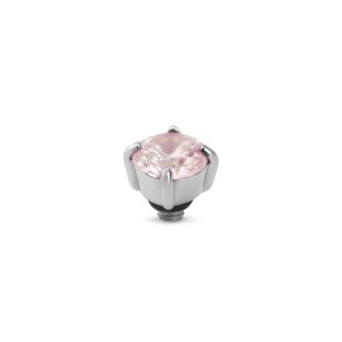 Melano Twisted zetting Glint diamond light pink