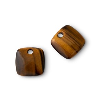 Kosmic by Melano  oorbellen squared gem tigereye