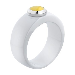 Melano Vivid ring white keramiek 8 mm