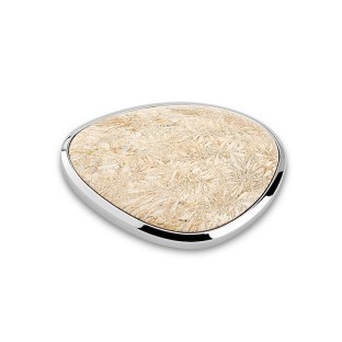 Kosmic by Melano crafted disk stone fossil coral