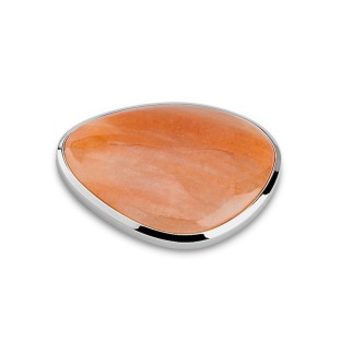 Kosmic by Melano crafted disk stone red line agate