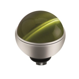 Melano Twisted zetting Cateye dark green 8 mm