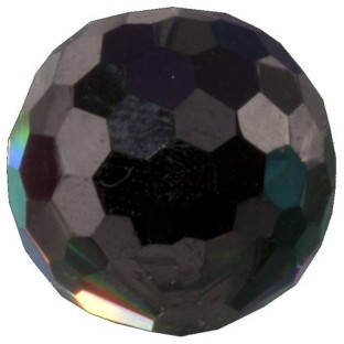 Melano Cateye stone zirkonia facet black