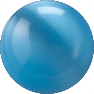 Melano Cateye stone balletje light blue