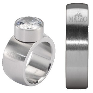 Melano Stainless Steel ring 6 mm rond model