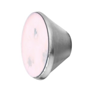 Melano Stainless Steel zetting conisch zirkonia milk pink