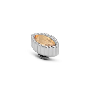 Melano Twisted zetting Navette crystal golden shadow