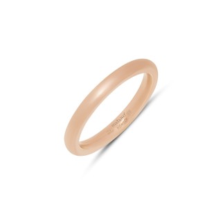 Friends ring Nori CZ matt rose gold