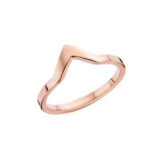 Melano Friends rings pointed rose gold