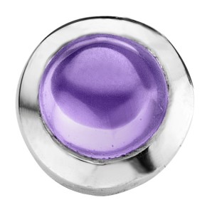 Enchanted round cabochon amethyst