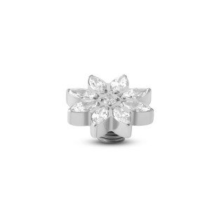 Melano Vivid zetting snowflake CZ crystal 