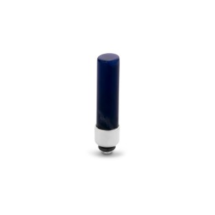 Melano Twisted zetting gemstone cylinder sodalite