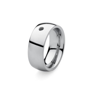 Qudo Interchangeable ring basic big stainless steel