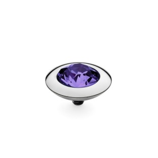 Qudo Interchangeable top Tondo 13 mm tanzanite