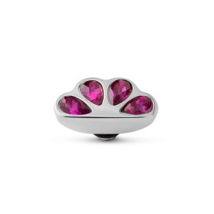 Melano Twisted zetting wedge fuchsia
