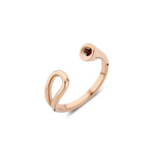   Melano Twisted ring open loop rose gold