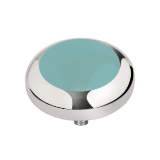 Melano Vivid zetting turquoise 5 mm