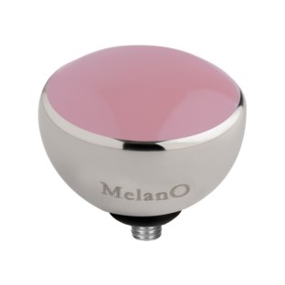 Melano Twisted zetting resin light pink 8 mm