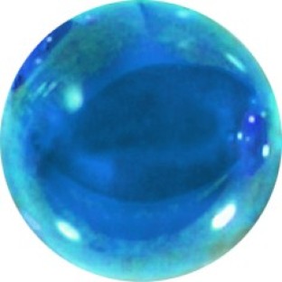 Melano Cateye stone zirkonia blue