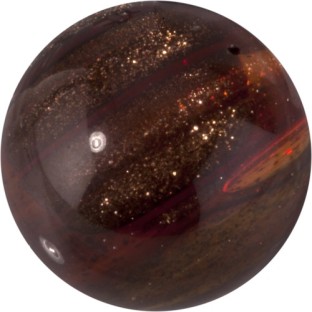 Melano Cateye stone zirkonia glitter red