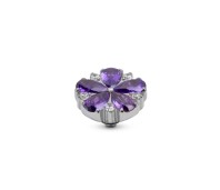 Melano Twisted zetting crystal flake dark violet