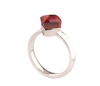 Melano Cubic ring stainless steel