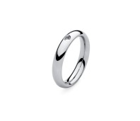 Qudo Interchangeable ring basic small stainless steel