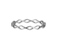 Charmins steel ring ace chain