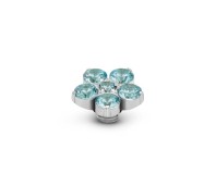 Melano Vivid zetting Botanical aquamarine