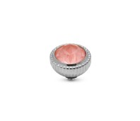 Twisted zetting brilliant halo crystal flamingo