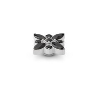Melano Vivid zetting brooch CZ black