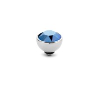 Melano Twisted zetting Swarovski crystal metalic blue 8 mm