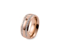 Qudo Interchangeable ring Lecce rose gold