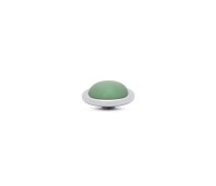 Melano Vivid zetting frosted glass lime green rounded 12 mm