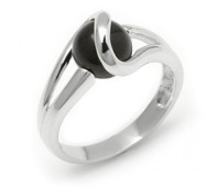 LTC curved ring zilver 10 mm
